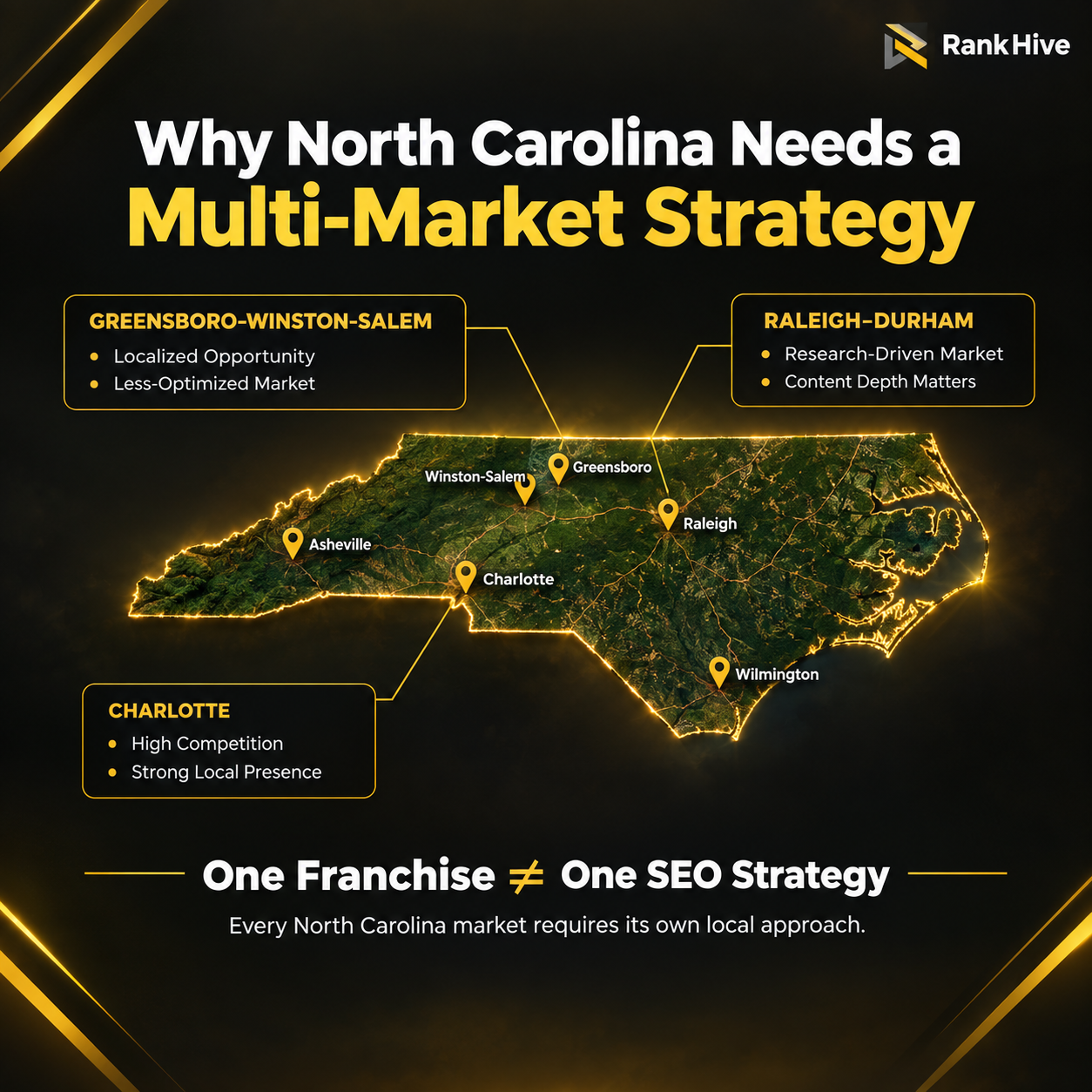 Google Maps SEO for multi-location franchises in North Carolina