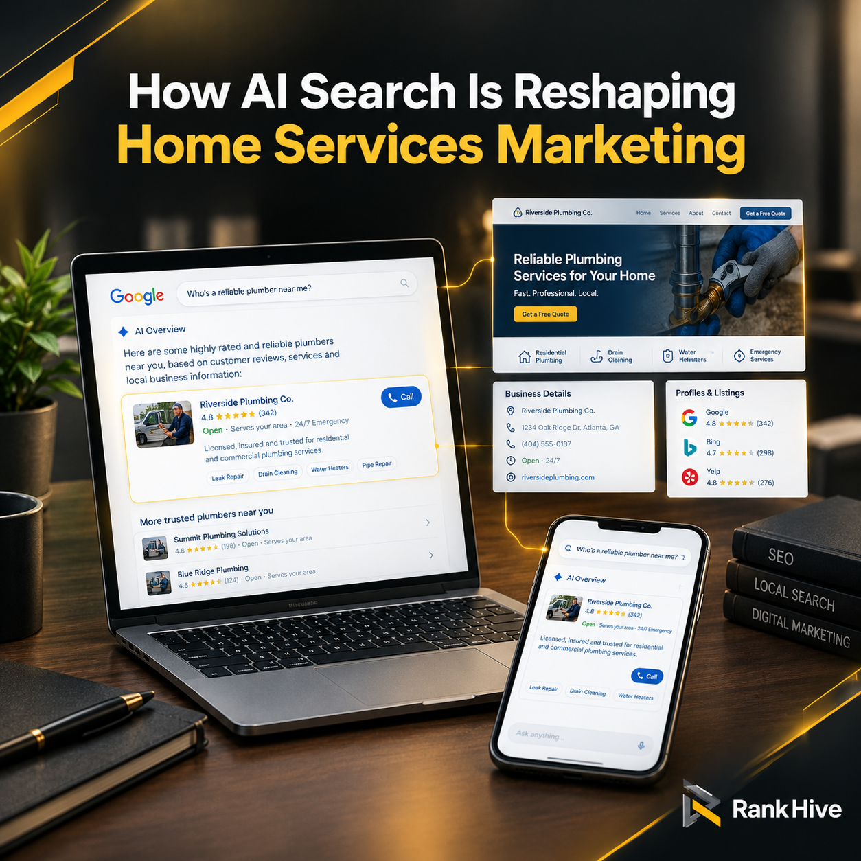 Home services SEO strategy and AI search optimization in Ohio